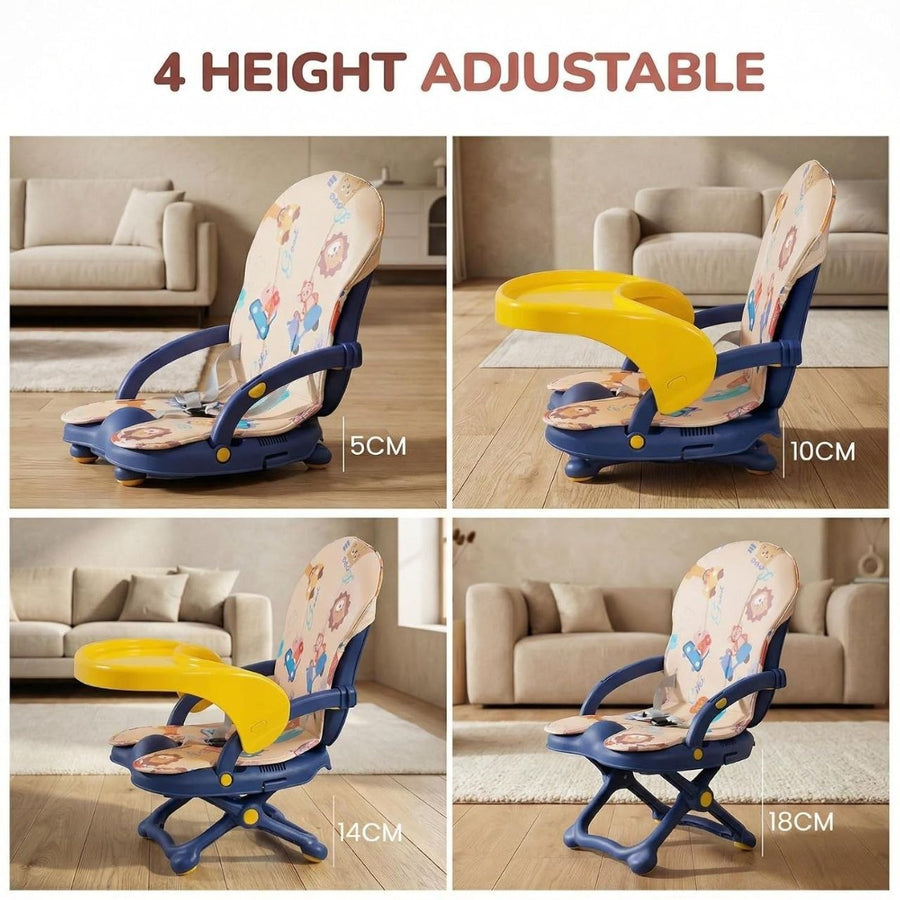 Chaise de Repas Bébé Évolutive & Ajustable en Hauteur